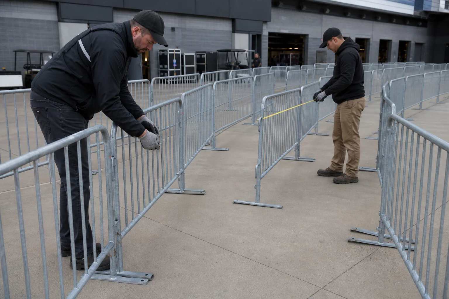 Pedestrian Safety Barriers in a realistic working environment