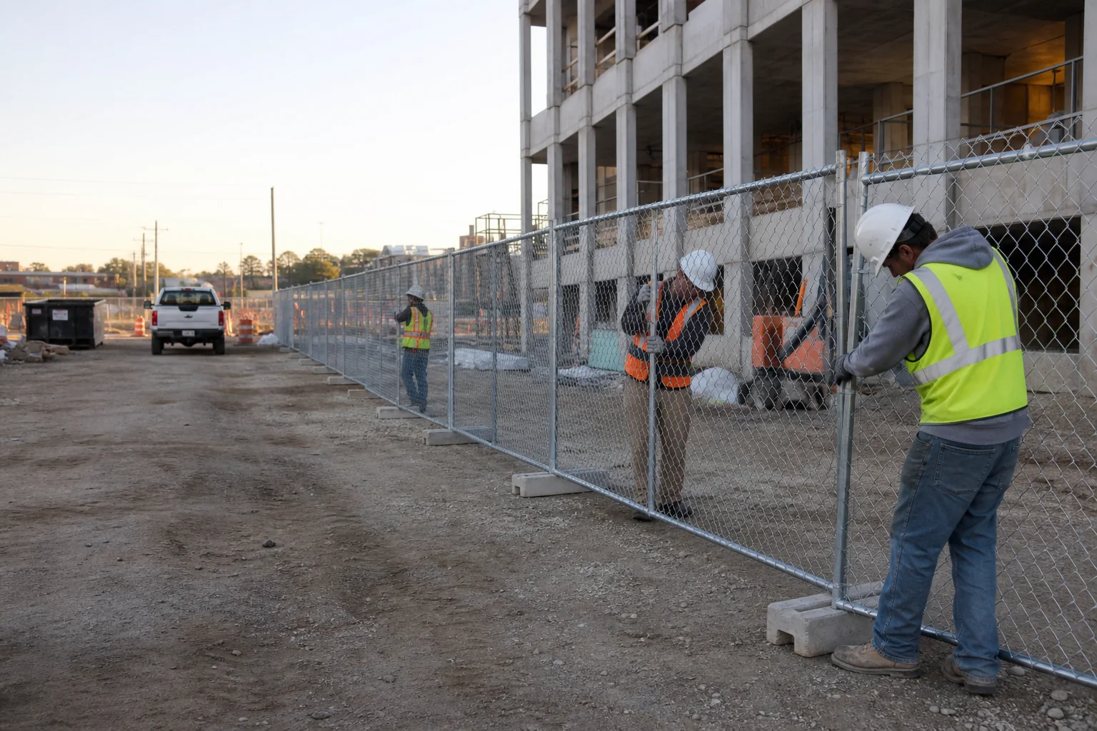 Portable fence panels for Alaska projects