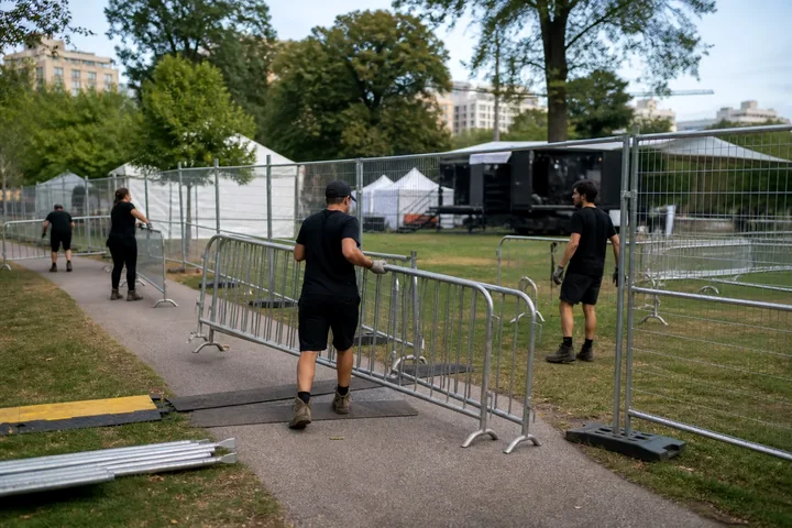 temporary fence types