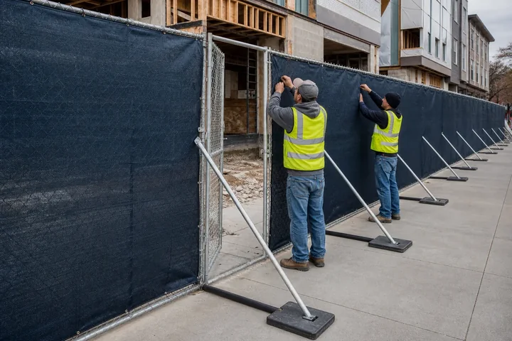 temporary fence gates